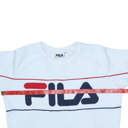 Womens UK Size 10 FILA White Pullover Sweatshirt