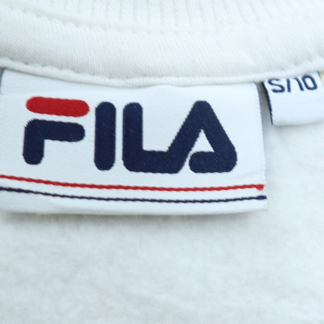 Womens UK Size 10 FILA White Pullover Sweatshirt