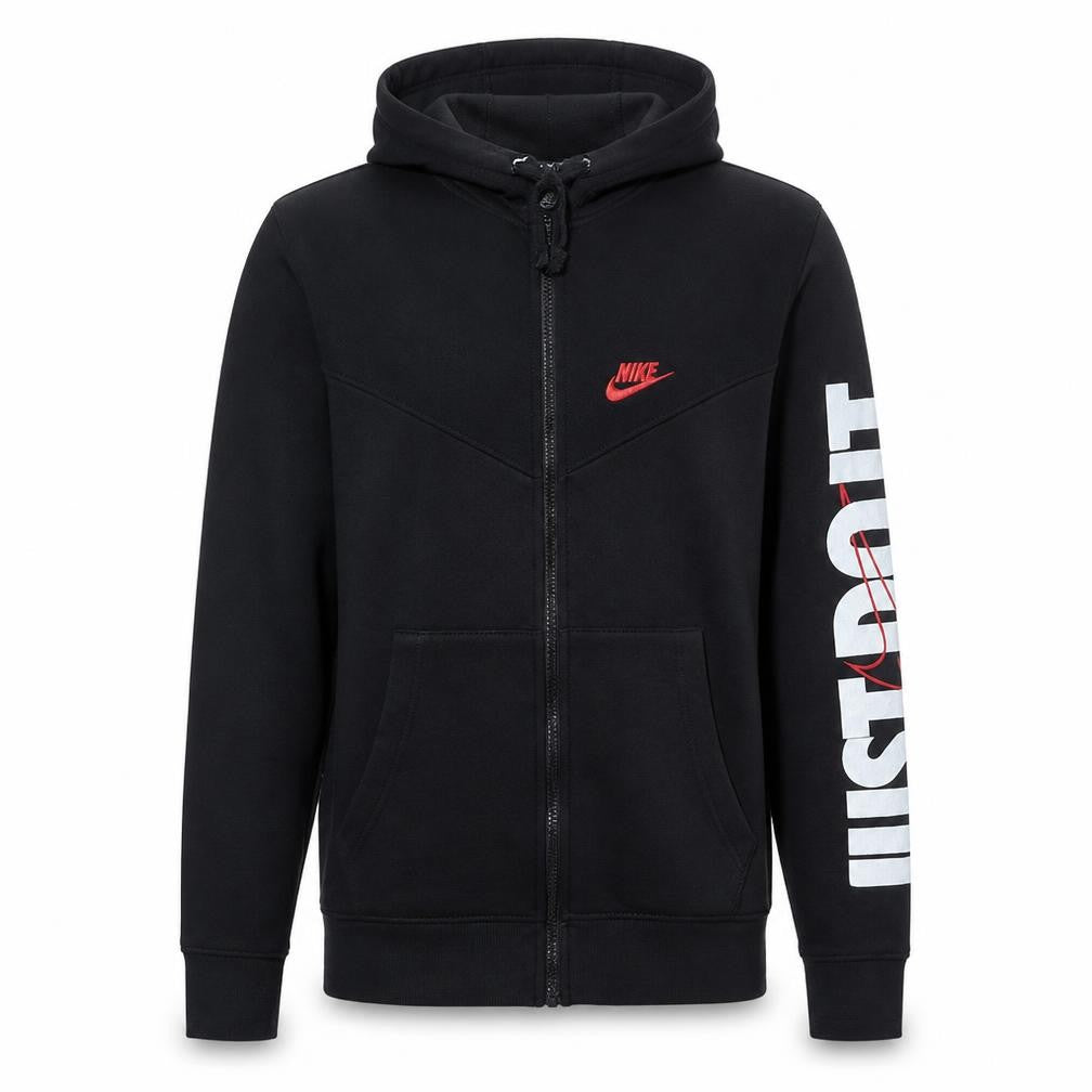 Mens UK Size S Nike Black Full Zip Hoodie