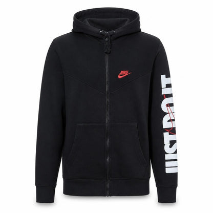Mens UK Size S Nike Black Full Zip Hoodie