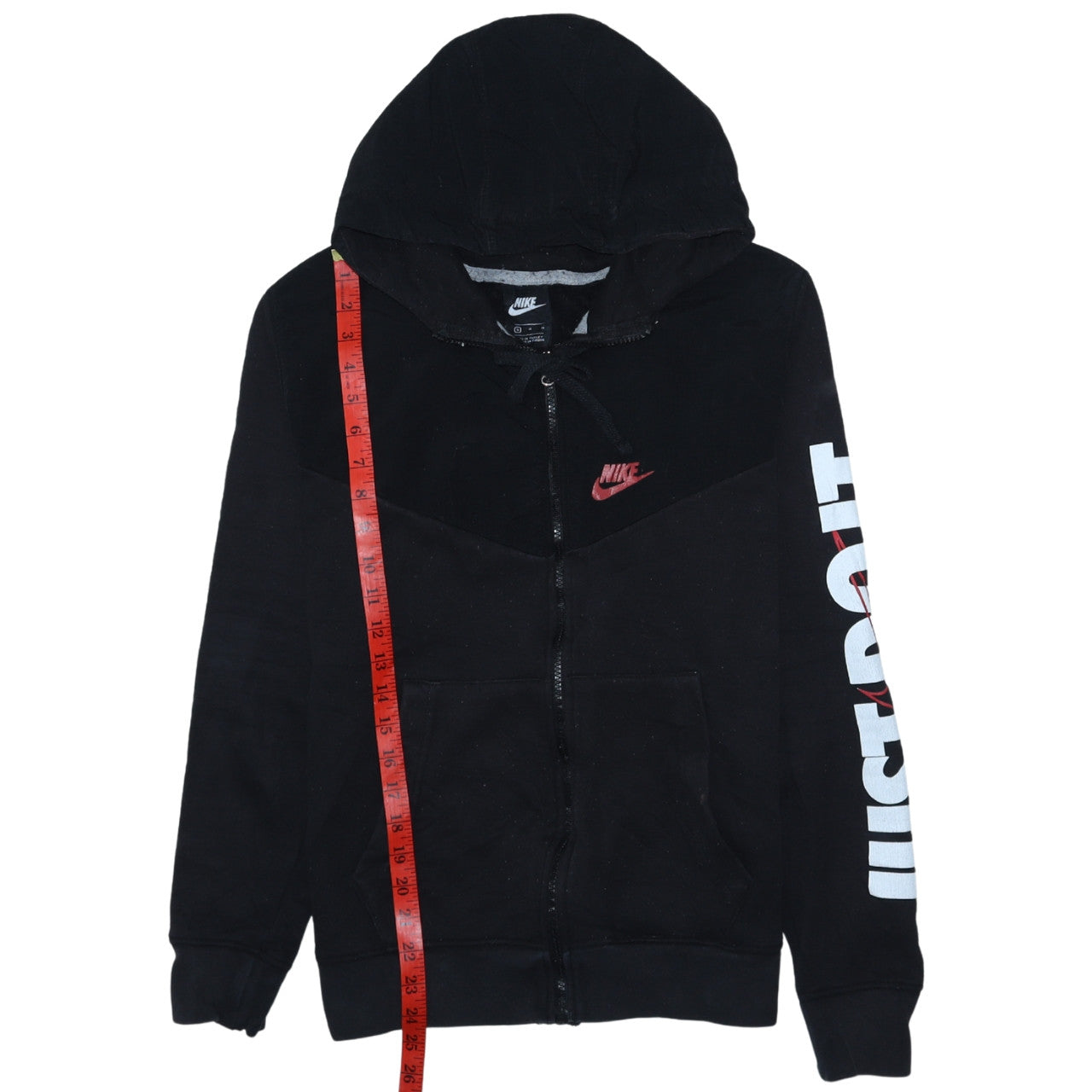 Mens UK Size S Nike Black Full Zip Hoodie