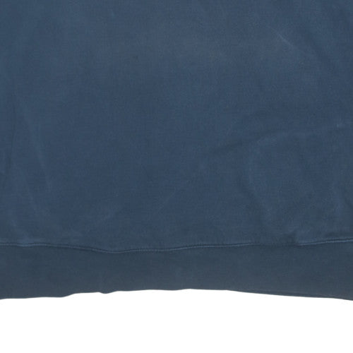 Mens UK Size M Nike Blue Pullover Hoodie