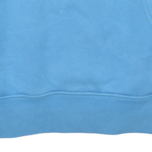 Mens UK Size XS Nike Blue Henley Sweatshirt