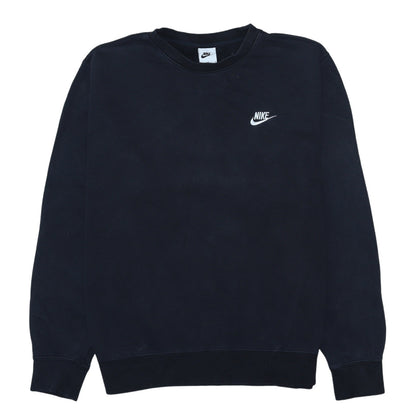 Mens UK Size L Nike Black Pullover Sweatshirt