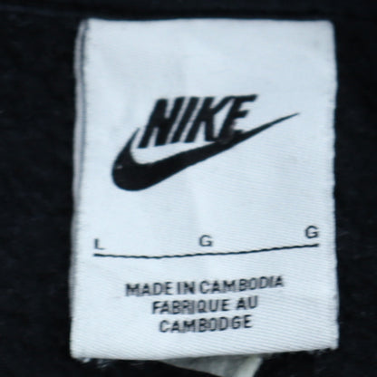 Mens UK Size L Nike Black Pullover Sweatshirt