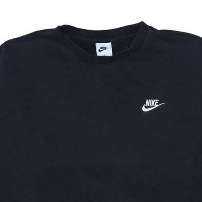 Mens UK Size L Nike Black Pullover Sweatshirt