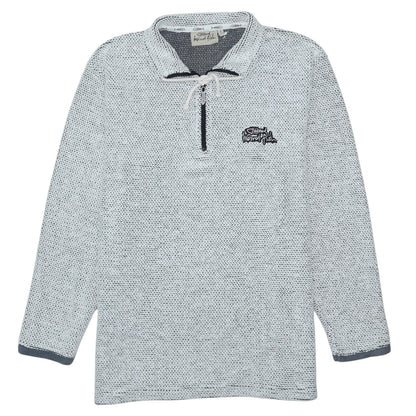 Mens UK Size S Weird Fish Grey Henley Sweatshirt