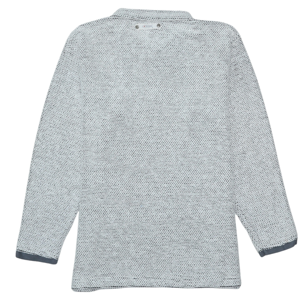 Mens UK Size S Weird Fish Grey Henley Sweatshirt