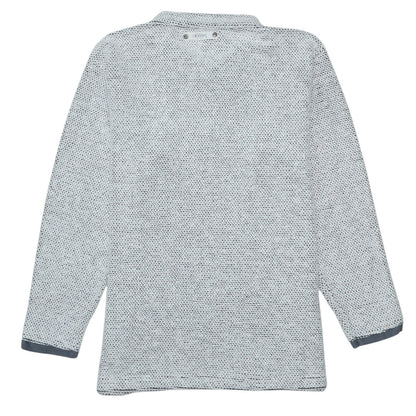 Mens UK Size S Weird Fish Grey Henley Sweatshirt