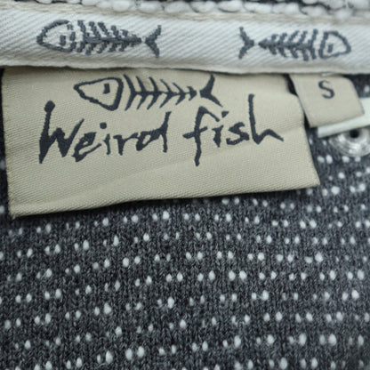 Mens UK Size S Weird Fish Grey Henley Sweatshirt