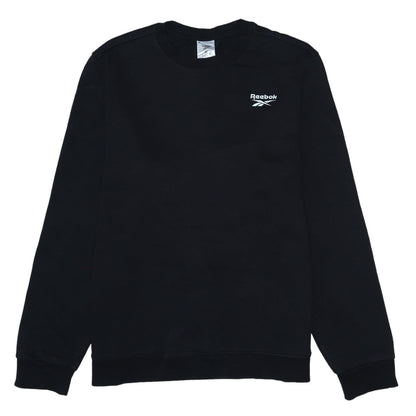 Mens UK Size M Reebok Black Pullover Sweatshirt