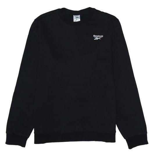 Mens UK Size M Reebok Black Pullover Sweatshirt