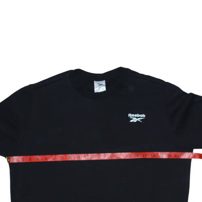 Mens UK Size M Reebok Black Pullover Sweatshirt
