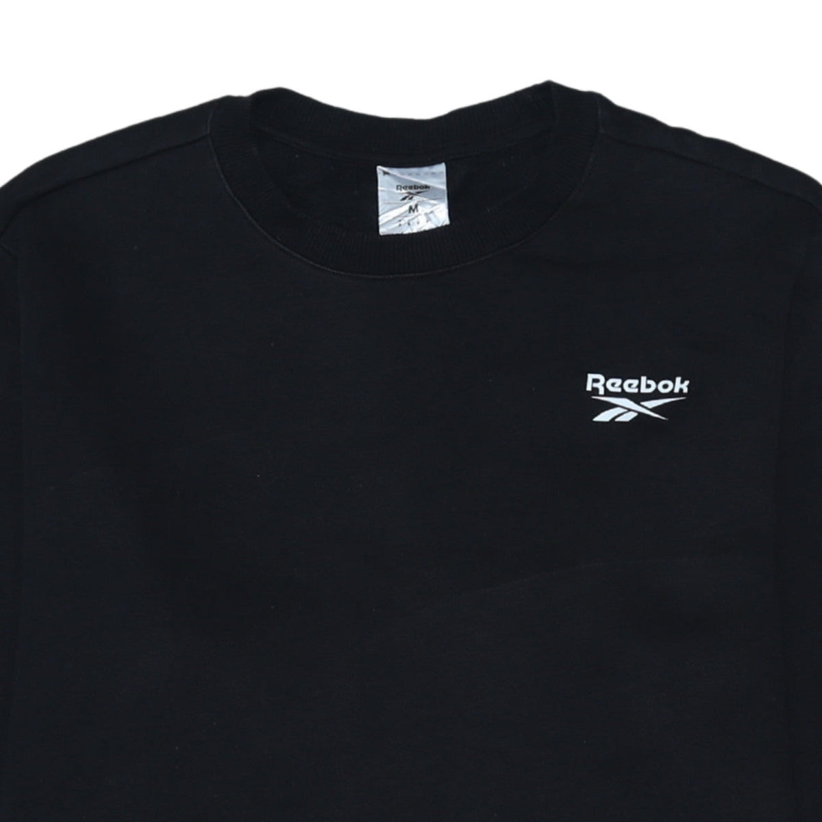 Mens UK Size M Reebok Black Pullover Sweatshirt