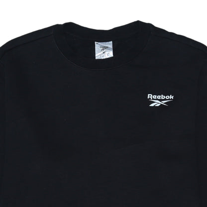 Mens UK Size M Reebok Black Pullover Sweatshirt