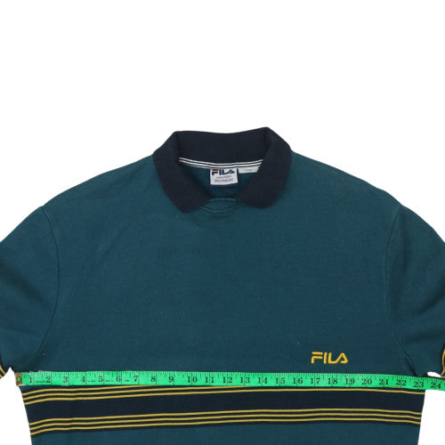Mens UK Size L FILA Blue Pullover Sweatshirt