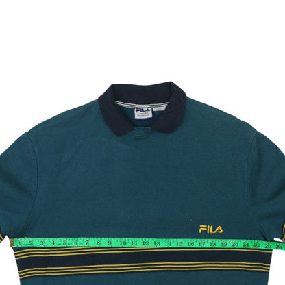 Mens UK Size L FILA Blue Pullover Sweatshirt