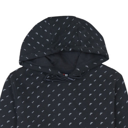 Mens UK Size XS FILA Black Pullover Hoodie