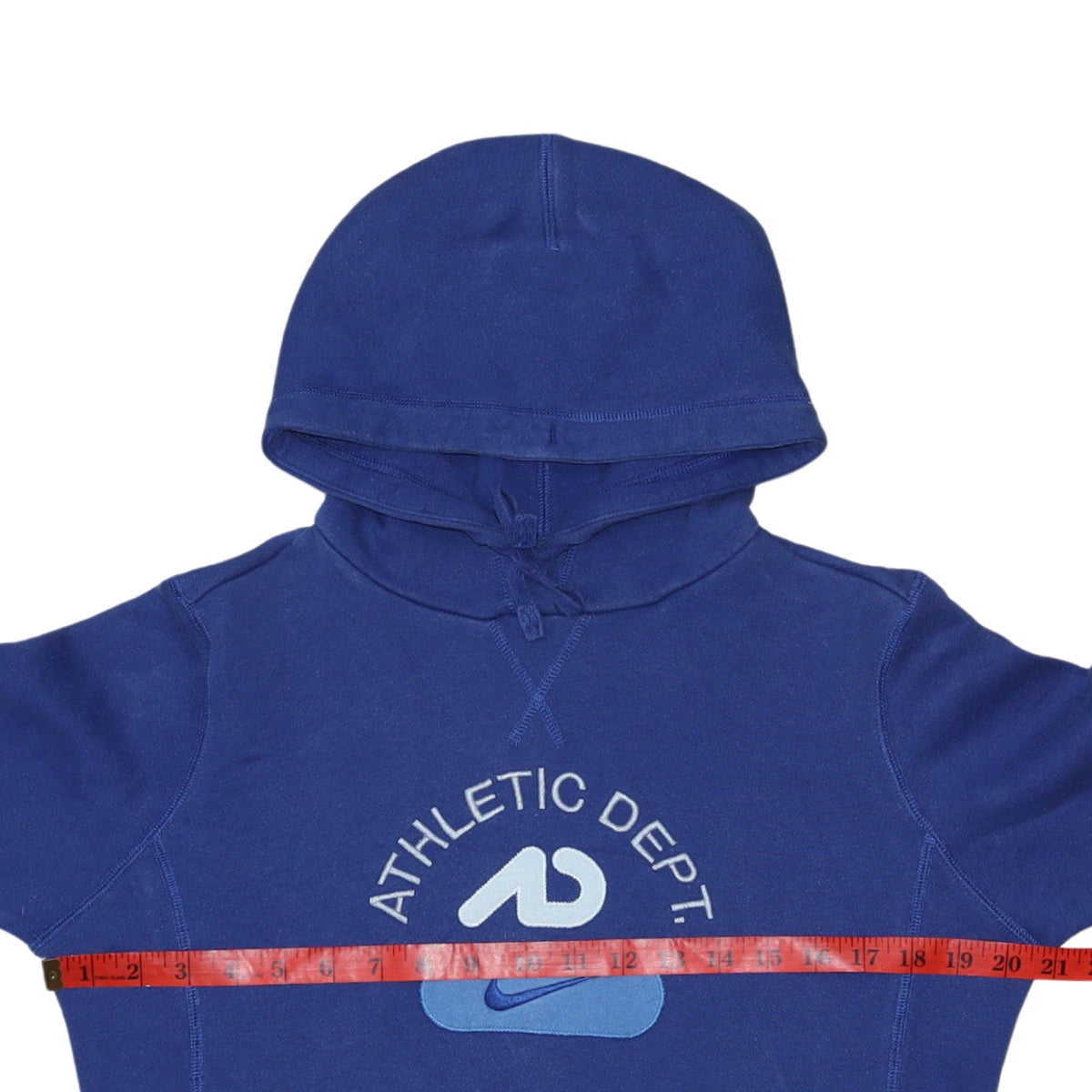 Mens UK Size M Nike Blue Pullover Hoodie