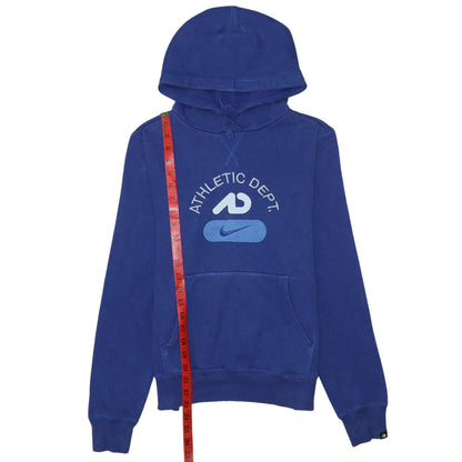 Mens UK Size M Nike Blue Pullover Hoodie