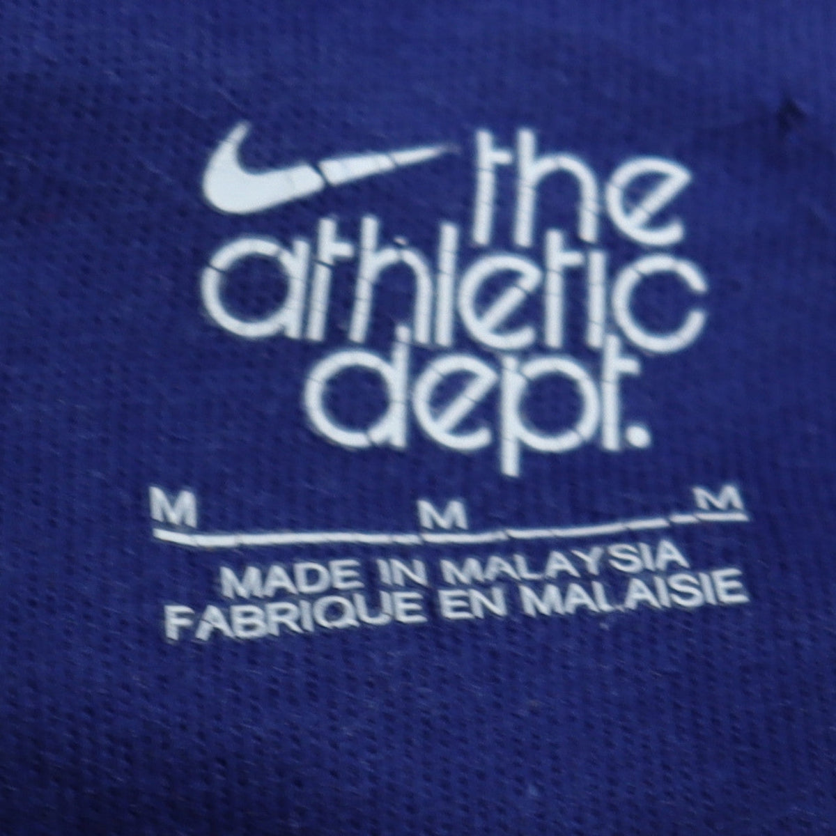 Mens UK Size M Nike Blue Pullover Hoodie