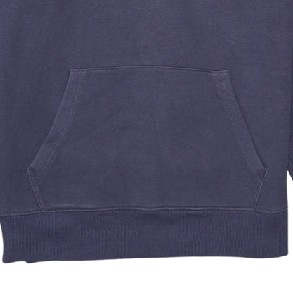Fila Mens Blue Pullover Hoodie Small Regular Fit Cotton Blend