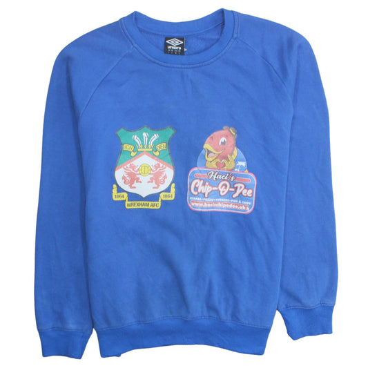 Mens UK Size L Umbro Blue Pullover Sweatshirt