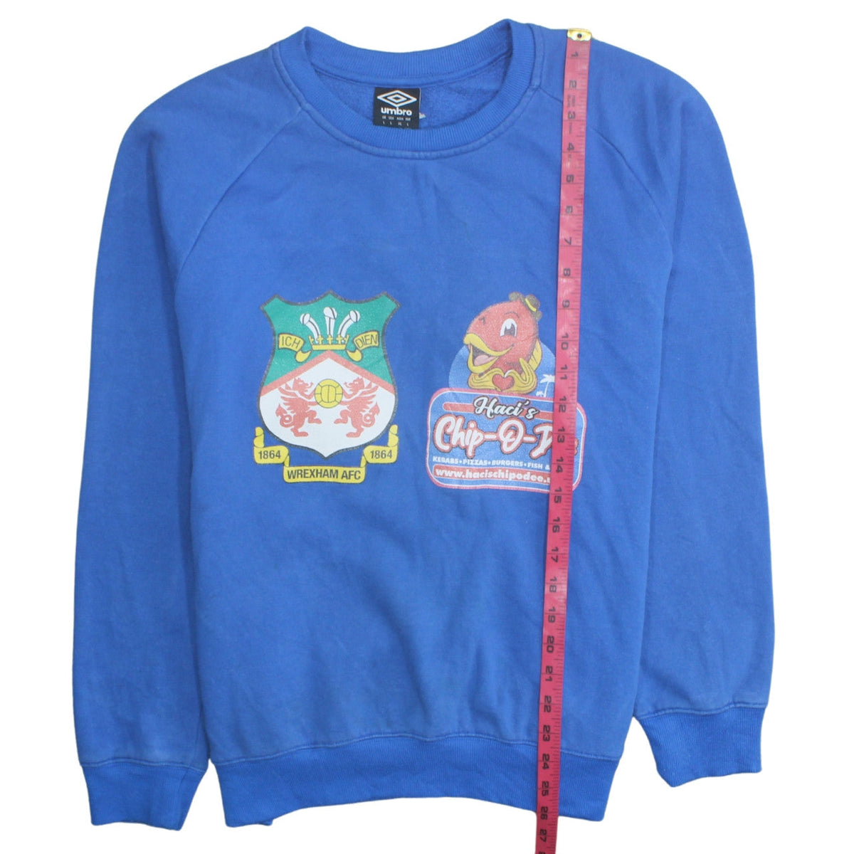 Mens UK Size L Umbro Blue Pullover Sweatshirt