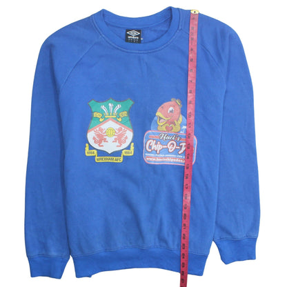 Mens UK Size L Umbro Blue Pullover Sweatshirt