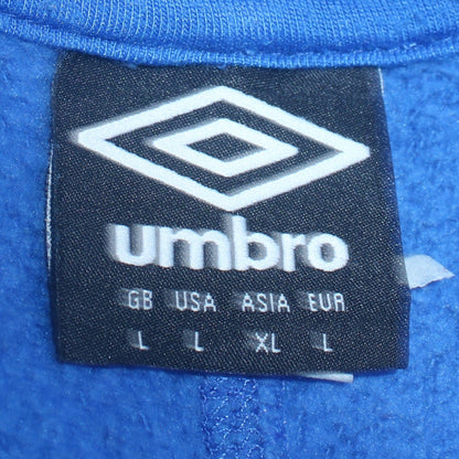 Mens UK Size L Umbro Blue Pullover Sweatshirt