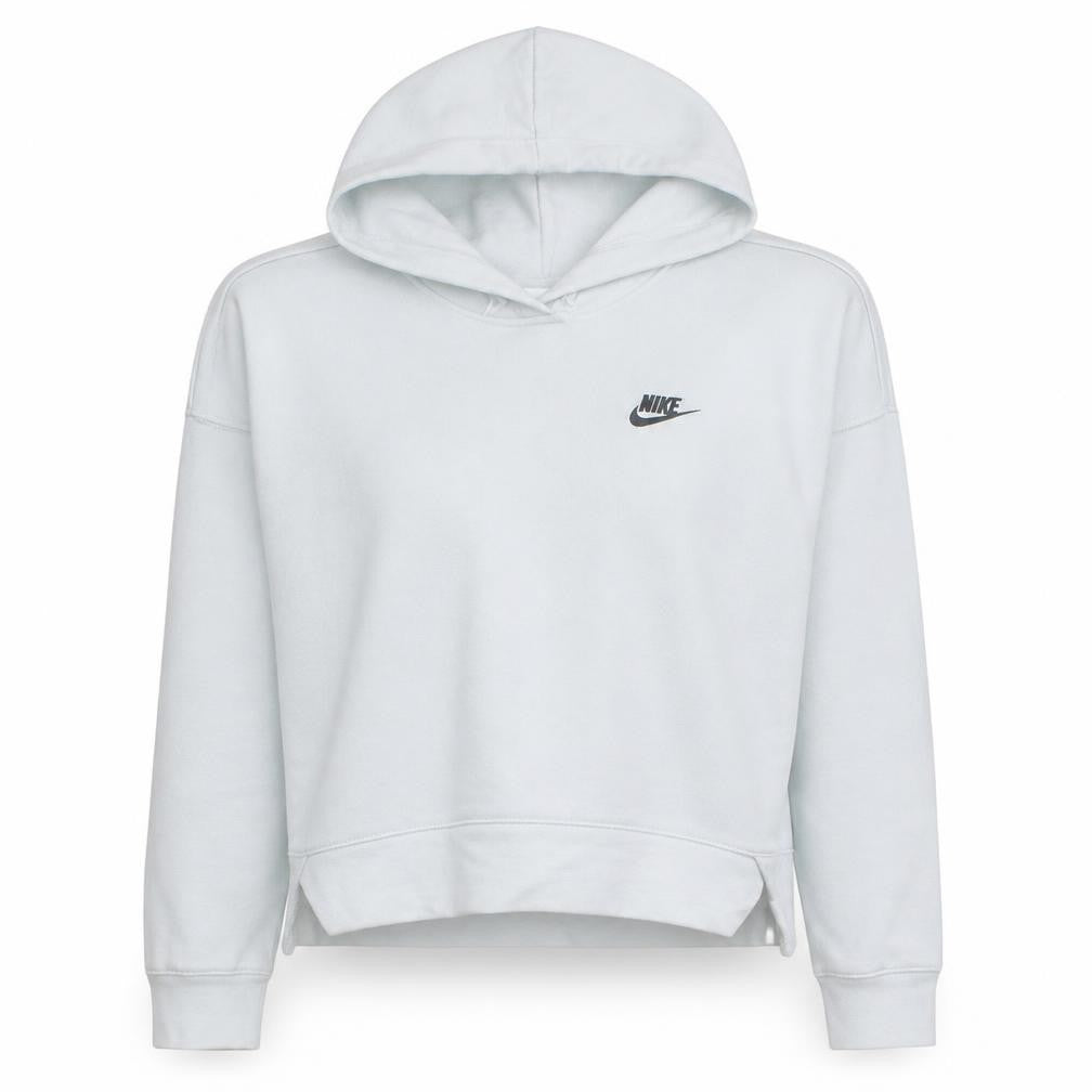 Womens UK Size M Nike White Pullover Hoodie