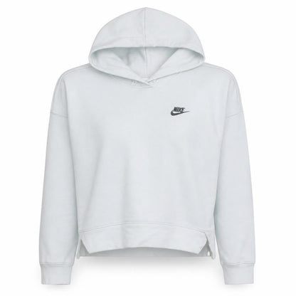 Womens UK Size M Nike White Pullover Hoodie