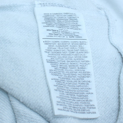 Womens UK Size M Nike White Pullover Hoodie