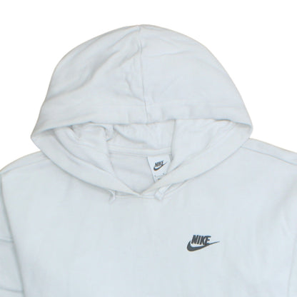 Womens UK Size M Nike White Pullover Hoodie