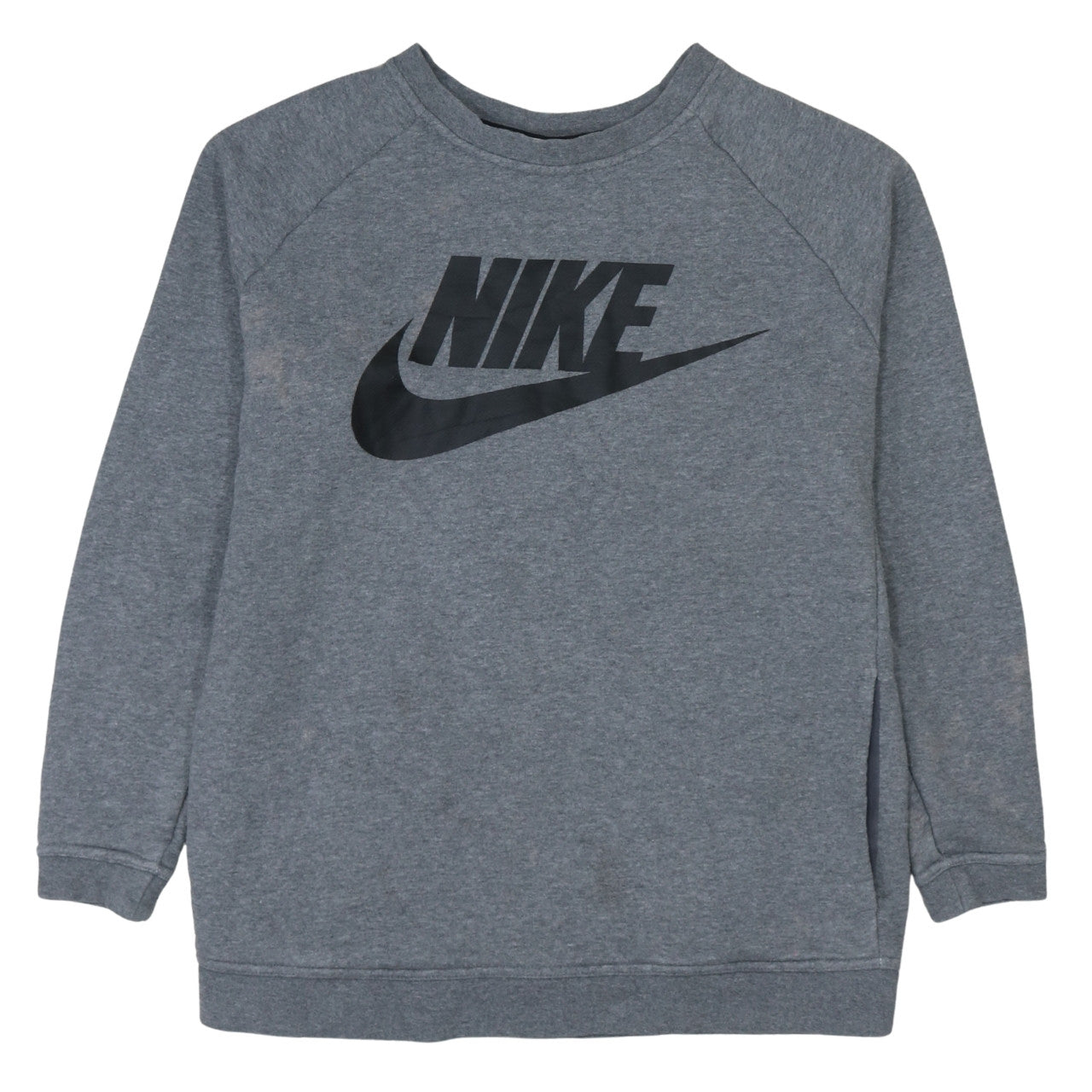 Mens UK Size L Nike Grey Pullover Sweatshirt