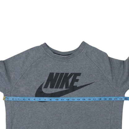 Mens UK Size L Nike Grey Pullover Sweatshirt