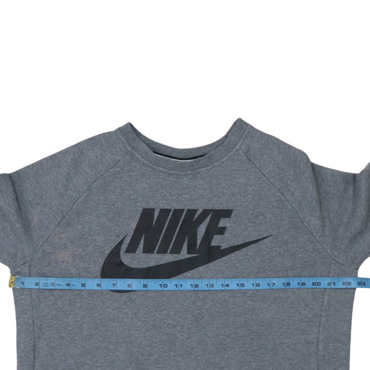 Mens UK Size L Nike Grey Pullover Sweatshirt