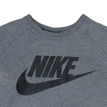 Mens UK Size L Nike Grey Pullover Sweatshirt