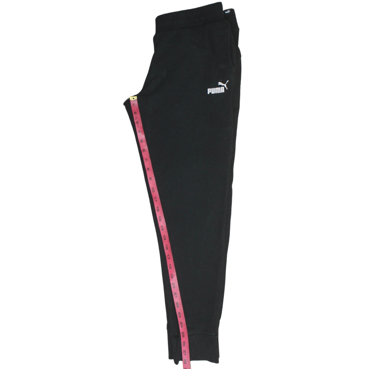 Mens UK Size L PUMA Regular Fit Jogger Black Trousers
