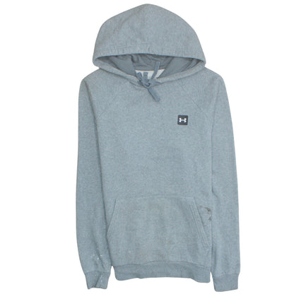 Mens UK Size M Under armour Grey Pullover Hoodie