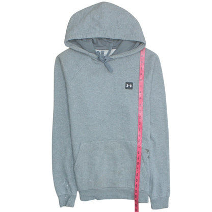 Mens UK Size M Under armour Grey Pullover Hoodie