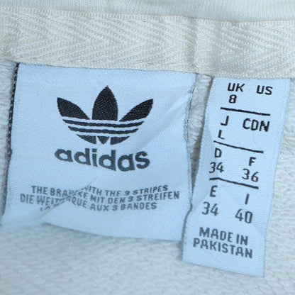 Womens UK Size 8 adidas Ivory Pullover Hoodie