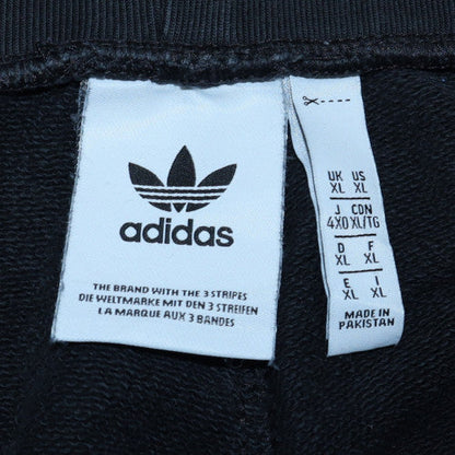 Adidas Mens Black XL Sweatpants Tapered Fit Casual Trousers