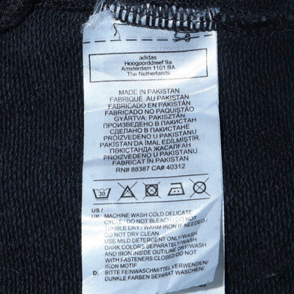 Adidas Mens Black XL Sweatpants Tapered Fit Casual Trousers