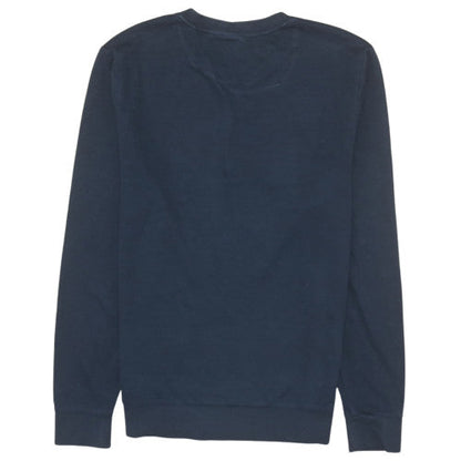 Mens UK Size L HUGO BOSS Blue Pullover Sweatshirt