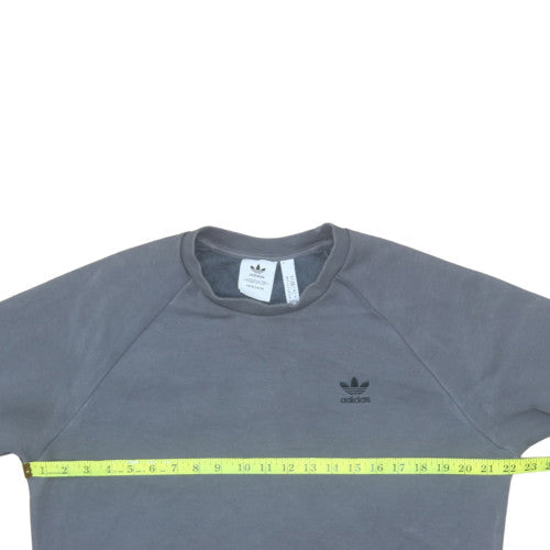 Mens UK Size M adidas Grey Pullover Sweatshirt