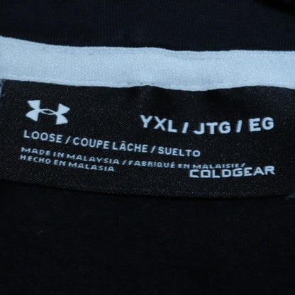 Boys UK Size 14-15 Years Under armour Black Pullover Hoodie