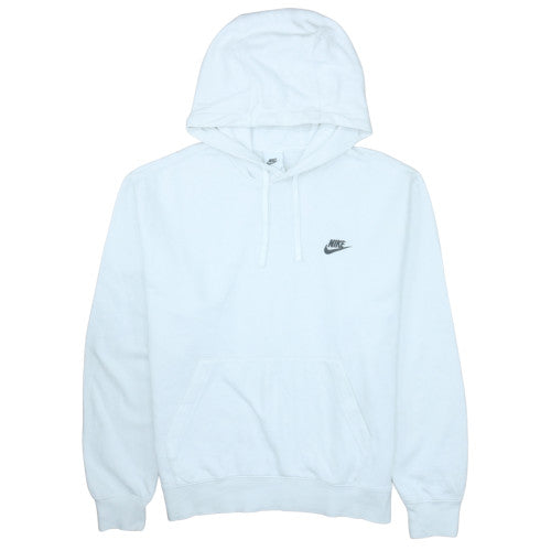 Mens UK Size M Nike White Pullover Hoodie