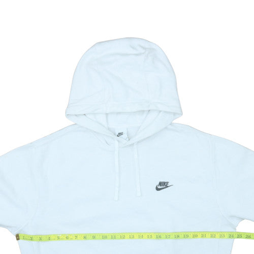 Mens UK Size M Nike White Pullover Hoodie