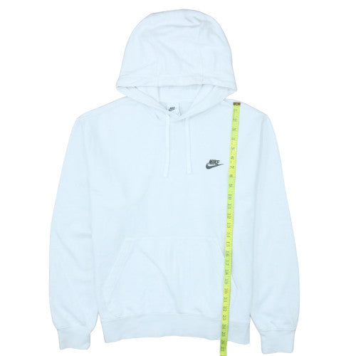 Mens UK Size M Nike White Pullover Hoodie